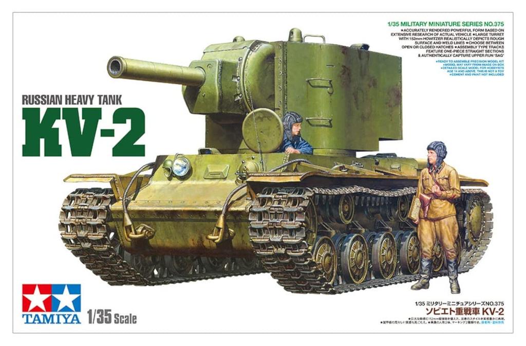 TAMIYA Military Miniature Series Soviet Heavy Tank Plastic Model 35375 Molding Color 1/35 No.375 KV-2 35375-000