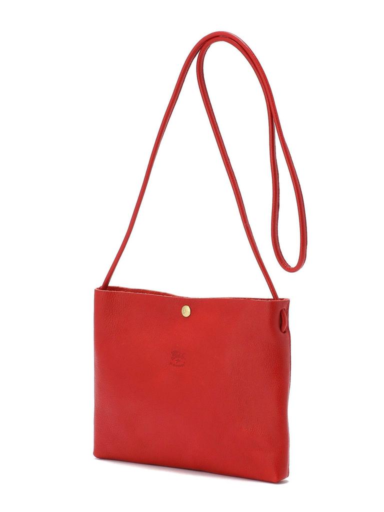 Сумка через плечо Crossbody Pochette из натуральной кожи унисекс Белый Белый [IL BISONTE]