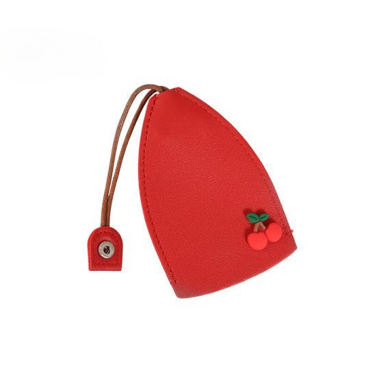 Практичный тонкий шов из искусственной кожи, кошелек для ключей, мультяшная экономка, брелок для ключей, товары для дома