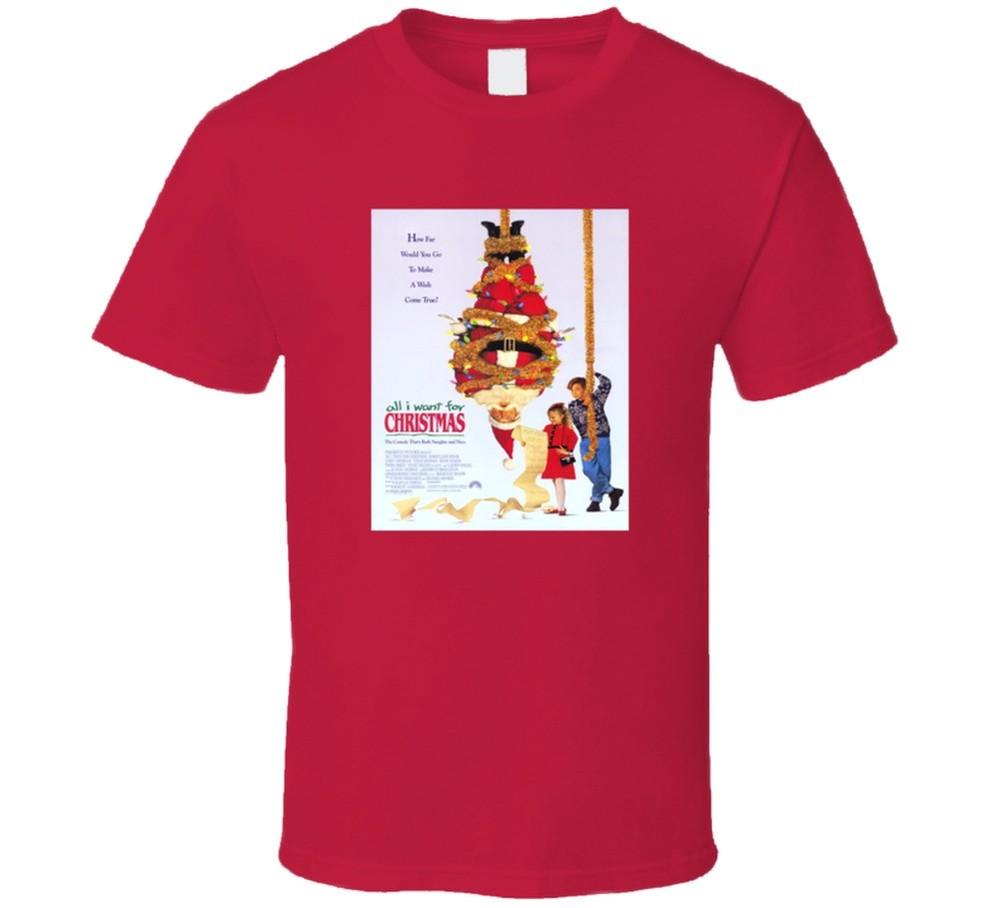 All I Want For Christmas Movie Tee Classic Holiday Movie T Shirt Unisex T-Shirt