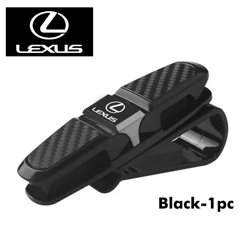 GEFF2 For Lexus Carbon Fiber Car Interior Sun Visor Sunglasses Clip Eyeglasses Holder IS350 ES350 IS250 IS460 IS220h IS300 LX570