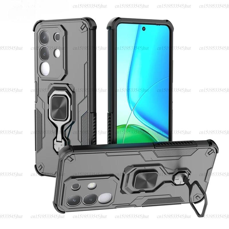 Anti-Slip Phone Case For Vivo Y29 Magnetic Suction Stand Phone Holder Back Cover For Vivo Y29 Case For Vivo Y29 Case 6.68 Inch