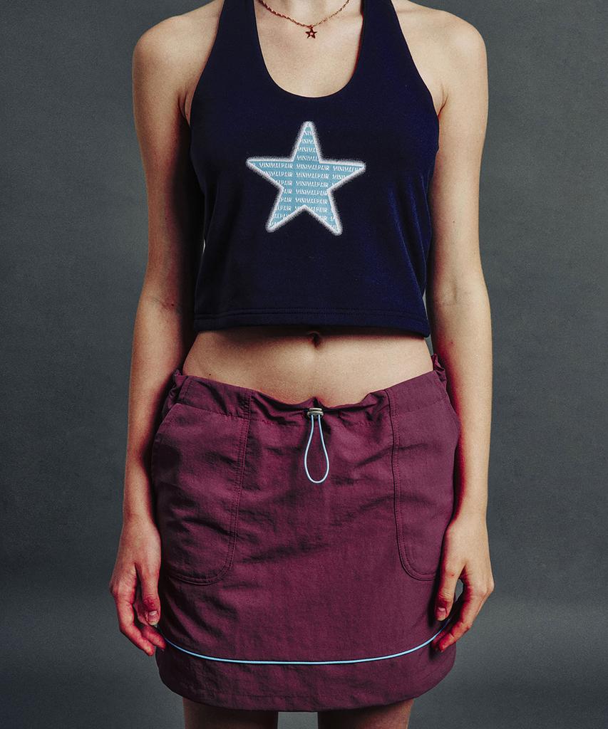 Minimal Fair Nylon Skirt Purple