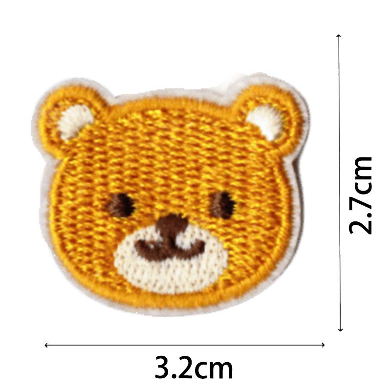 Embroidery Cloth Sticker Cartoon Animal Flower Embroidery Sticker Patch Hole Sticker Decorative Sticker Patch Patch Sticker