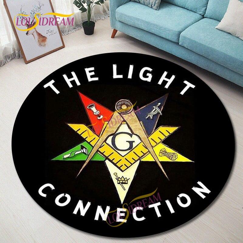 Масонские круглые коврики. Коврик для домашнего игрового стула. Масонский коврик для детской комнаты. Коврик для компьютерного стула. Коврик для деревянного пола масонов.