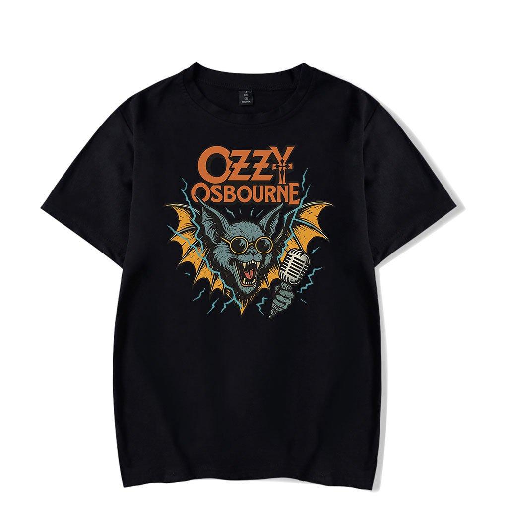 Футболка Ozzy Osbourne The Godfather of Heavy Metal Music футболка с круглым вырезом с коротким рукавом УнисексЖенские хип-хоп топы