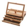 Adjustable Storage Box Easel,Painting Board Stand with Drawers,Storage Box Easel