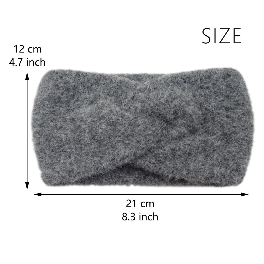 Twisted Knit Ear Warmer Headband Ear Protection Cross Hair Band Wide Knit Headband Autumn Winter
