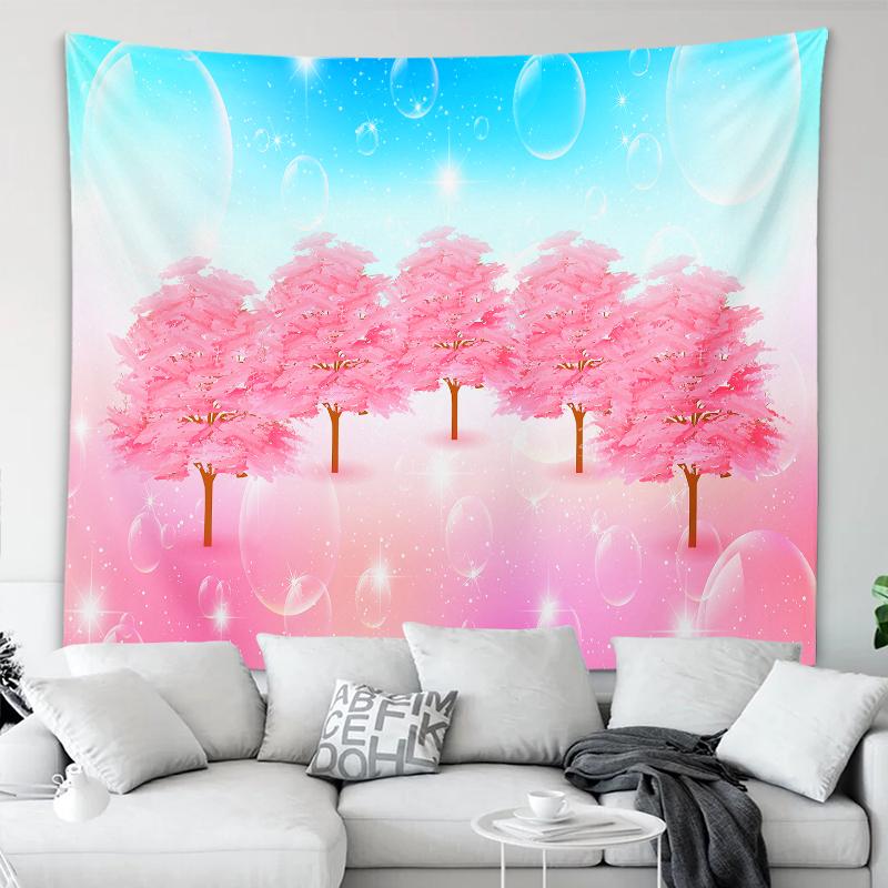 Украшение дома гобелен красивая серия вишни с принтом гобелен праздничные украшения 230x180 см