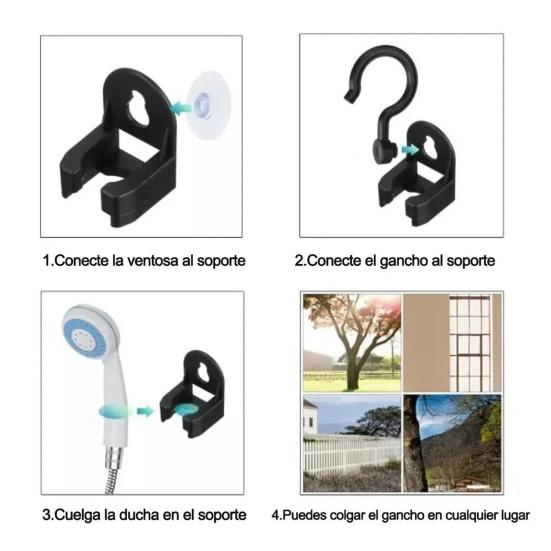 Походный душ насос Простой в использовании Компактный Портативный Перезаряжаемый Для улицы