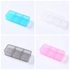 Mini Medicine Box Plastic Pill Storage Box Holder Organizer 3Grids Pill Case  Evening