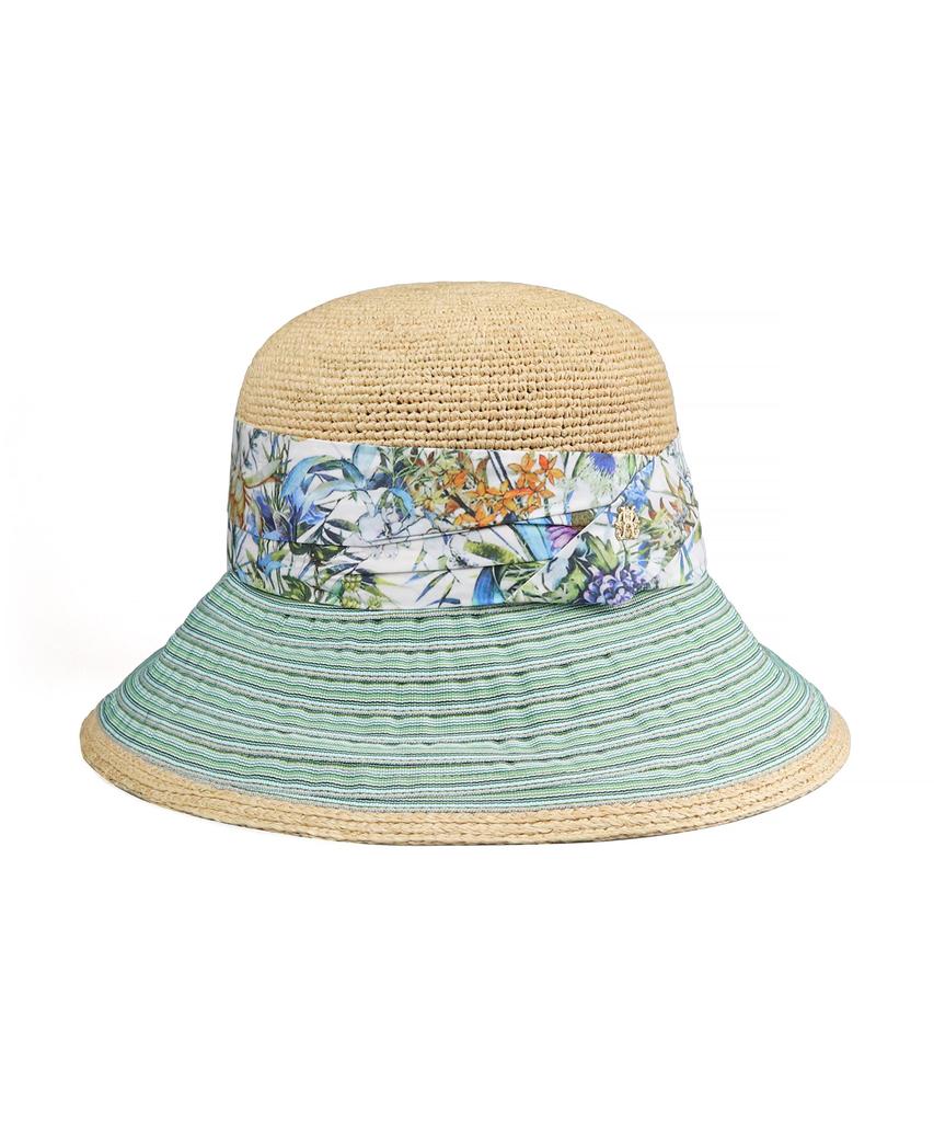 Kaliseumontapone Sylvia Raffia Cloche Hat Straw Hat