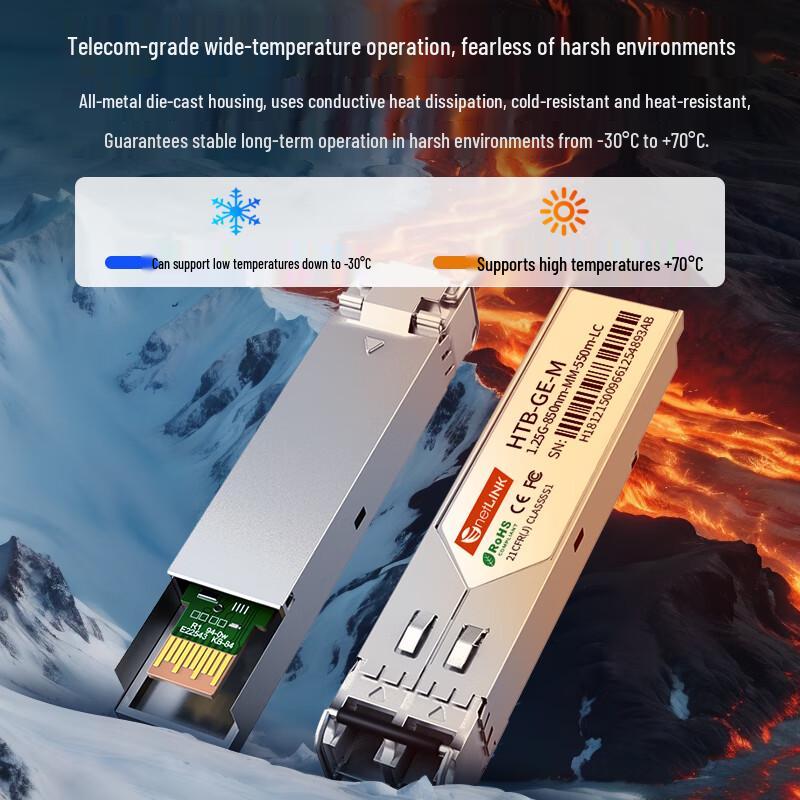 netLINK Gigabit SFP Multimode Fiber Optic Module