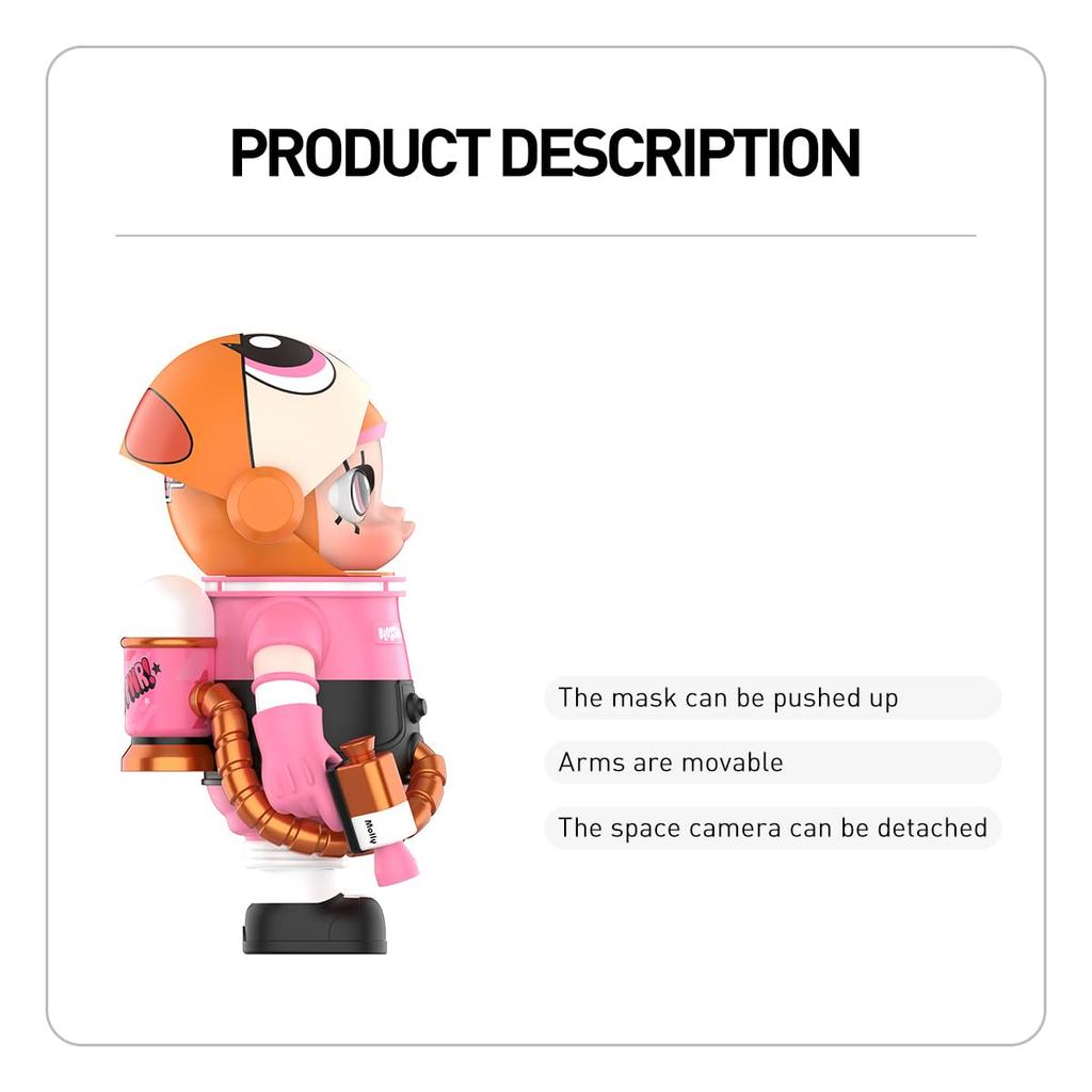 POP MART MEGA Collection SPACE MOLLY THE POWERPUFF 400%+100% GIRLS-Blossom