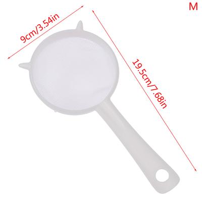 Кухонная ручная пластиковая сетка, сито для чайных листьев, сито для муки, дуршлаг
