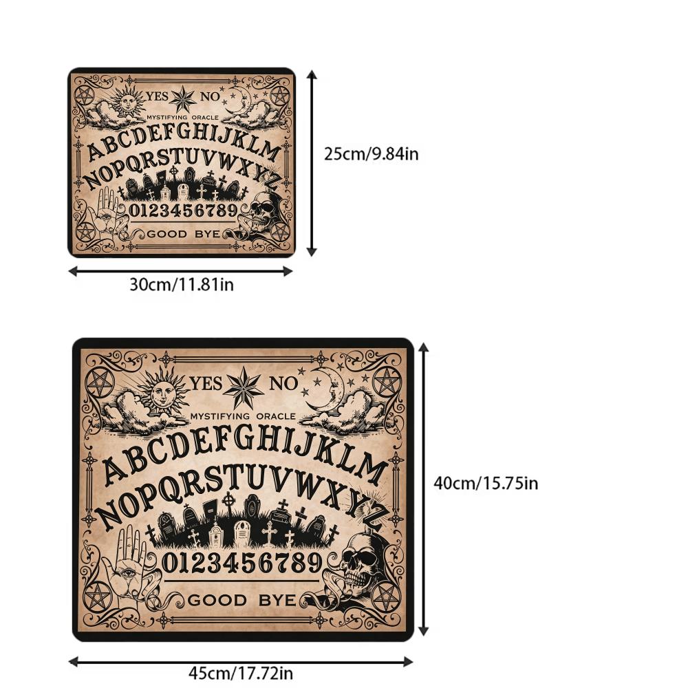 Vintage Ouija Board Mouse Pad 40X45 Large Square Computer Office Game Table Mats Rubber Anti-slip Laptop Mousepad Small Desk Pad
