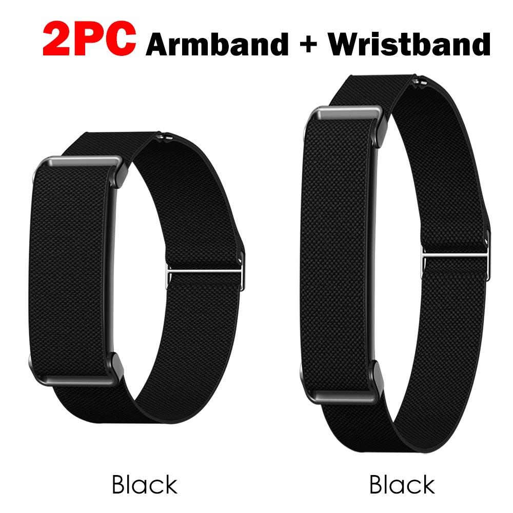 Запасной ремешок для бицепса для Google Fitbit Air Strap 2 шт. Нейлоновый браслет Регулируемый ремешок для фитнес-трекера для Google Fitbit Air Band