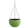 Hualong Shield Self-Watering Rattan Hanging Planter