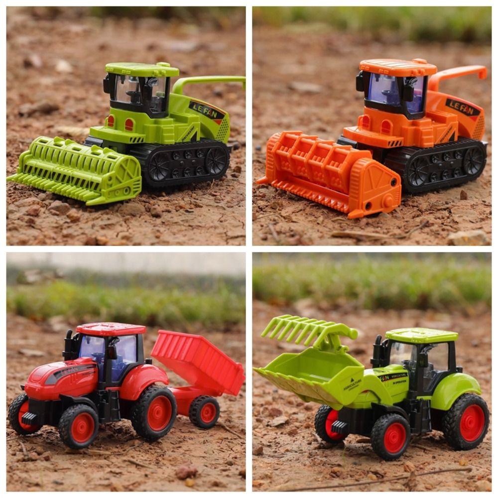Самосвал Город Строительство Экскаватор Модели Инерционный Планирующий Трактор Игрушки Подарки