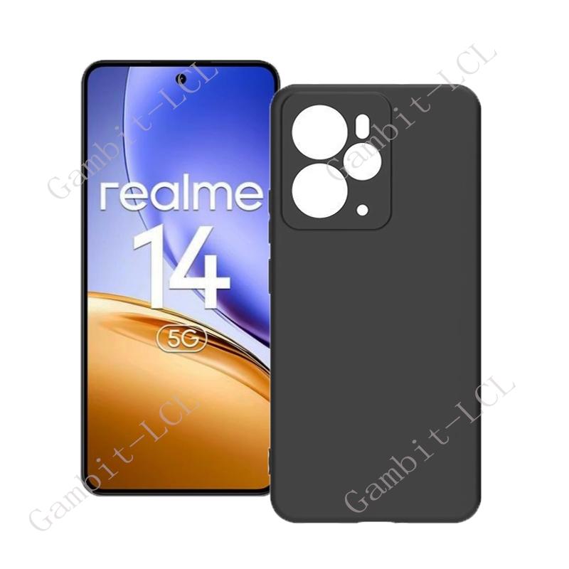 Anti-Falling Case For Realme 14 5G Global 6.67" Soft TPU Original Shockproof Back Cover ON Realme14