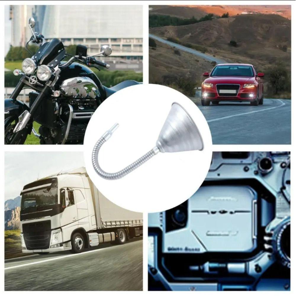 Filter Screen Metal Funnel Flexible Widely Mouth Multifunction Funnel  Liquid Fluids