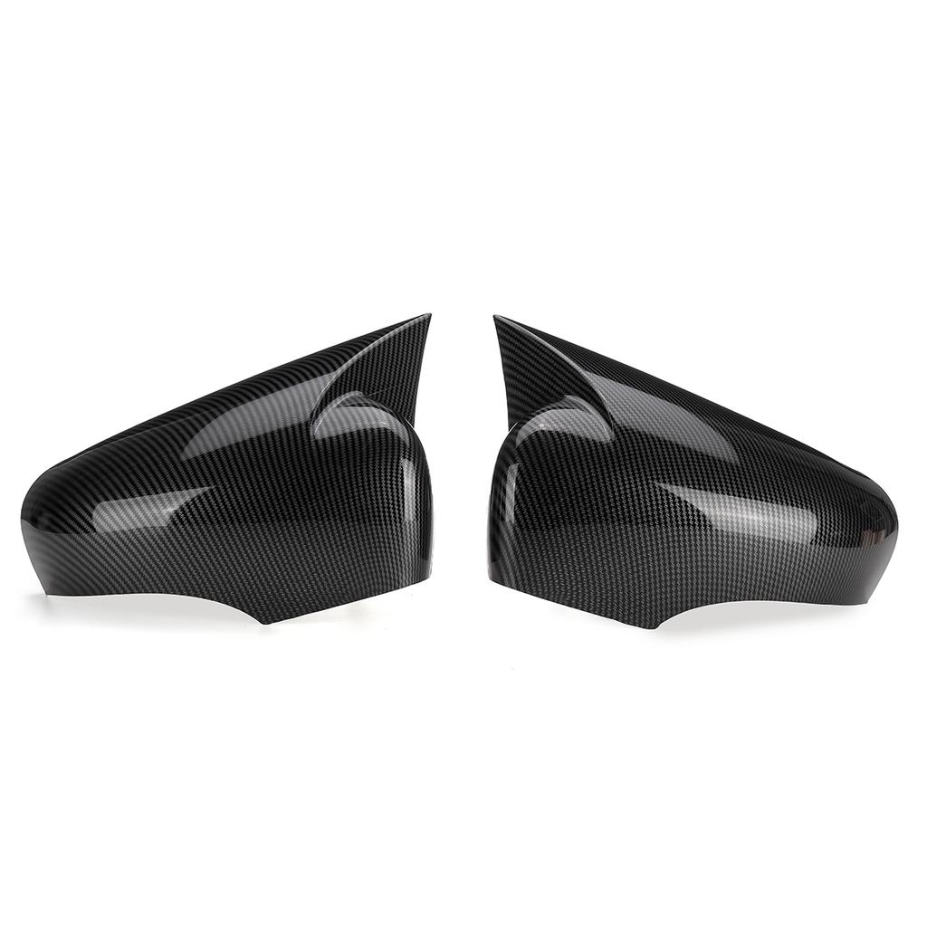 1 пара глянцевых черных автомобильных боковых зеркал для Renault Clio 4 Mk4/Zoe/Captur 2012-дополнительная крышка бокового зеркала заднего вида