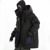 Mulit Pocket Winter Jackets Techwear Coats Men Fashion Streetwear Oversized Parkas Warm Hooded Jacket
