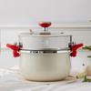 CORELLE Pyrex Эмалированная Керамическая Двойная Пароварка с Микро-Давлением