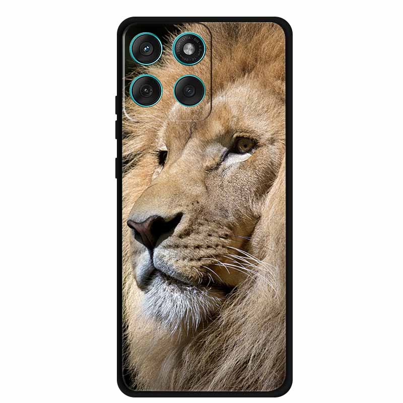 For Motorola Edge 60 Fusion Case XT2503-4 Wolf Lion Soft TPU Silicone Phone Cover for Motorola Edge 60 Fusion Case Fundas Coque