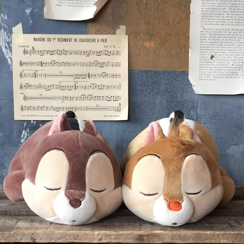 Rib Heart Disney Mochi Hug Chip Hugging Pillow, Large Size, Approx. 67cm in Length, Soft and
