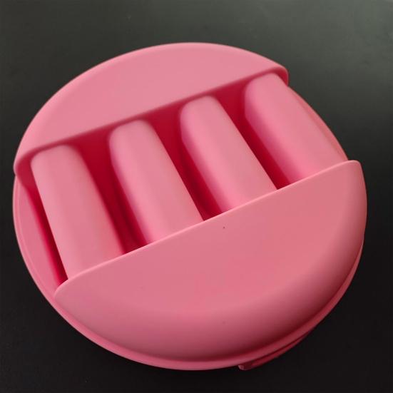 Силиконовый держатель для тарелок для тако, блюдо для буррито, большая вместимость, зажим для тортильи с 4 отделениями, держатели для тако для мягких и твердых тортилий 3,9"-8"