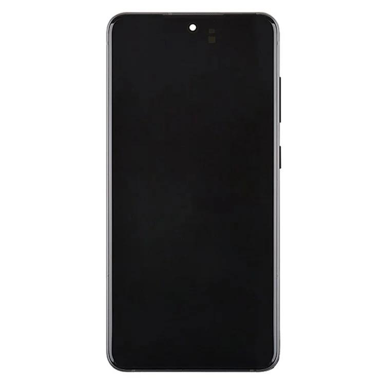 Для Samsung Galaxy S21 FE 5G Grade B AMOLED экран и дигитайзер в сборе + рамка (без логотипа)