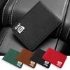 Auto Driver License Cover Suede Card Storage Clip Car Badge Accessories For Jeep Renegade Compass Grand Cherokee Wk2 Wrangler JK QO5