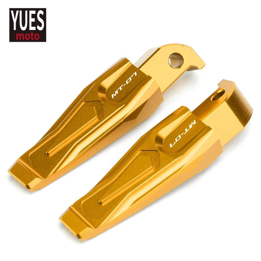 Мотоциклетные аксессуары CNC задние пассажирские подножки подножки для Yamaha MT07 2015-2017 2018 2022 MT 07