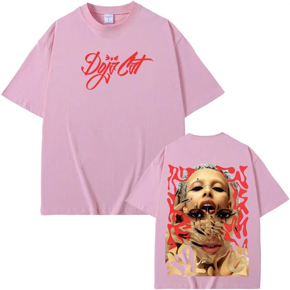 Doja Cat NEW TOPS Ariana Grande Music Sexy' Poster T-Shirt Hip Hop 100%Cotton Sleeve Oversized Classic Aesthetic Soft Tshirts
