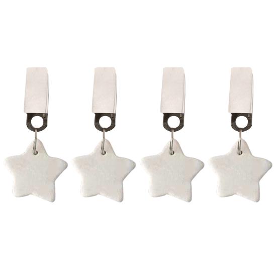 4 шт., зажим для скатерти в форме звезды, грузики для скатерти, прочная мраморная подвеска для скатерти для пикников, вечеринок, свадеб