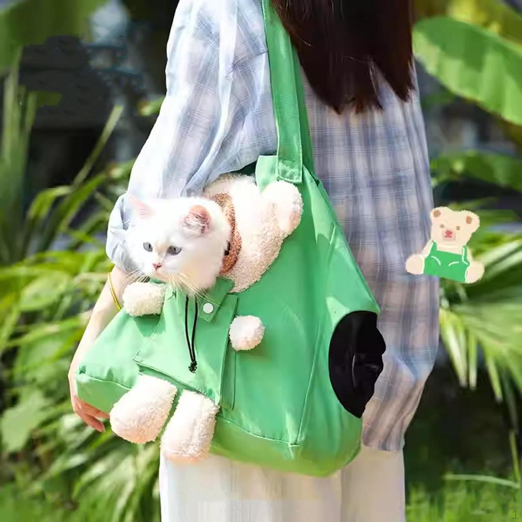 Breathable Cat Carrier Handbag for Shopping and Hiking