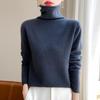 Женский кашемировый свитер Qinghe Cashmere 30% Кашемир 70% Шерсть Осенне-зимний кашемировый пуловер Мягкий и теплый