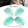 4 Pairs Eyelash Perm Silicone Pads, Curling Pads for Lash Lift, with Size Guide Chart, Hypoallergenic Reusable Accessories