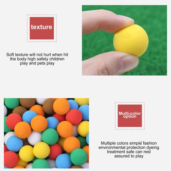 Foam Golf Balls with 2.15cm Lightweight Diameter Soft Ball Toy