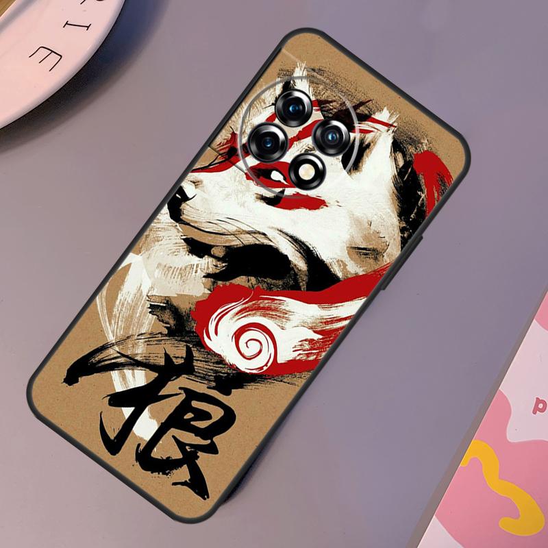 Чехол в японском стиле с аниме-лисой для OnePlus 12R 10T 10R 9RT 9 10 Pro OnePlus 12 11 Nord 3 2T CE 2 Lite N20 N10