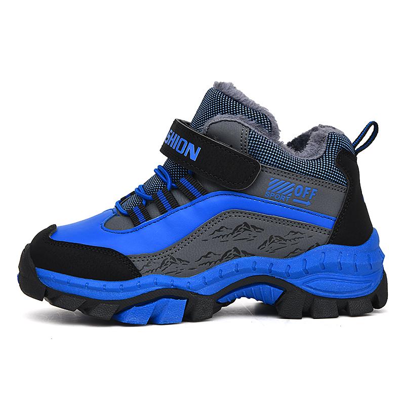 Зимняя уличная детская зимняя обувь плюс непромокаемые лыжные ботинки, детские зимние зимние ботинки большого размера