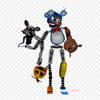 Cartoon Five Nights At Freddy's 3 Balloon Boy Hoax Iron-on Transfers For Clothing Tshirt Bag Heat Transfer Stickers Iron On Patches