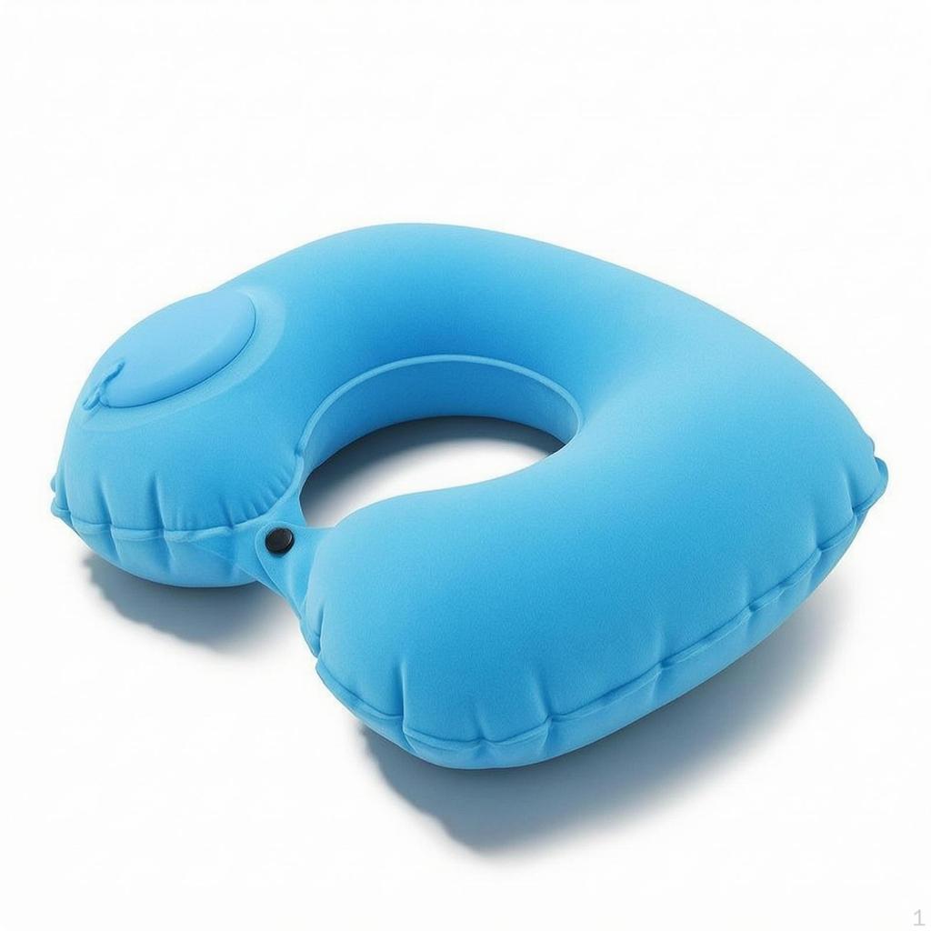 Надувная дорожная подушка PresstoInflate для шеи, портативная, для пассажиров, для ежедневных поездок,