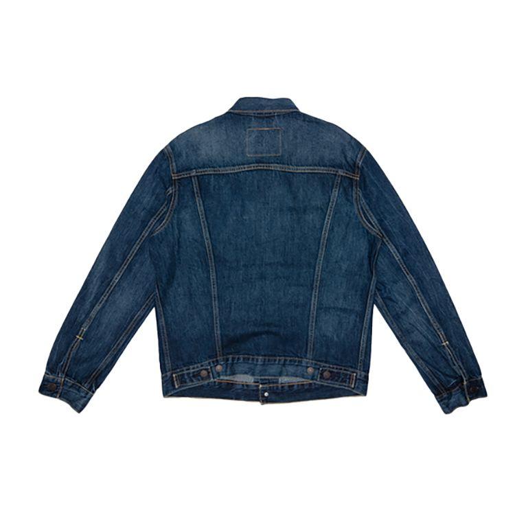 Levis свободная повседневная джинсовая куртка мужские куртки темно-синие 72334-0352