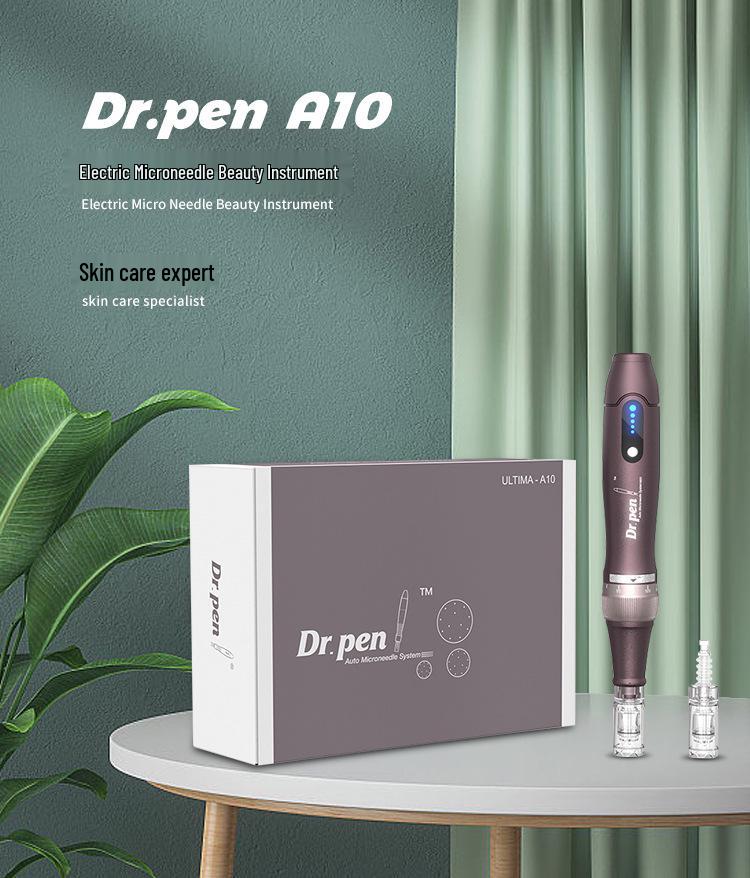 DR.pen A10 Электрическая ручка для микроигл для красоты с дисплеем, беспроводной зарядкой и портативностью