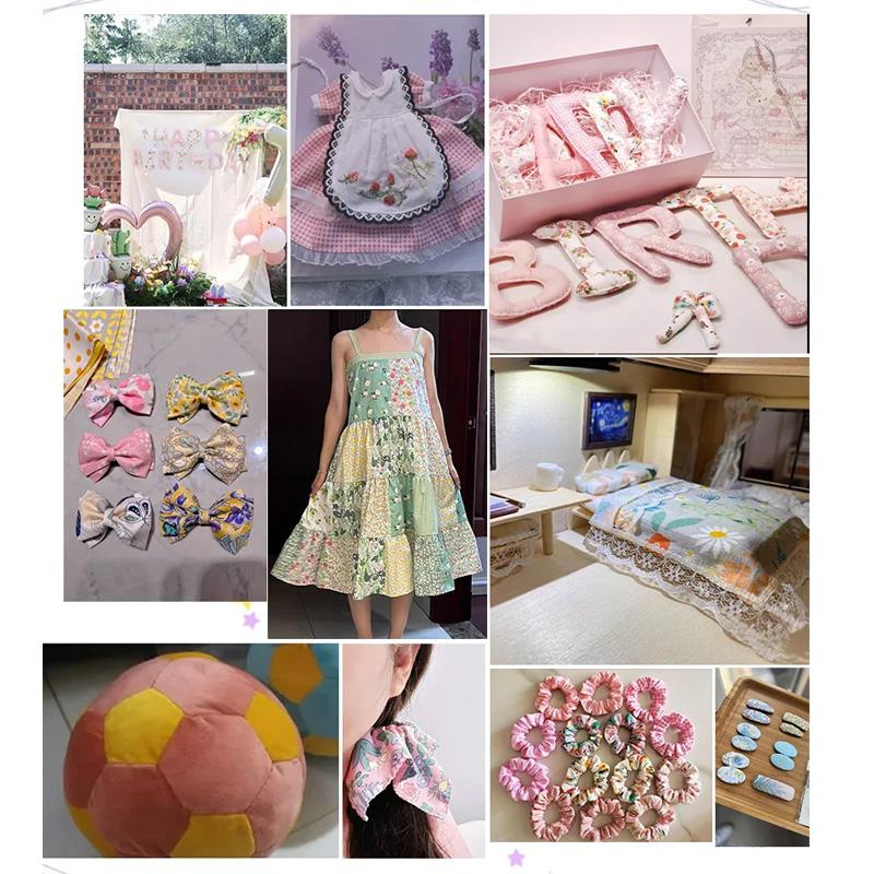 40 шт. Предварительно нарезанные ткани 6,3x50 см Пэчворк Квилтинг Швейный материал Желейные рулеты Сделай сам Желтая принтованная хлопковая полоска