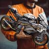 Zmart TOYLINX Декорация для рабочего стола Мотоцикл Alloy, 2045 деталей Игрушка-конструктор гоночный мотоцикл Модель мотоцикла Игрушка-мотоцикл Сборный комплект из сплава 2045
