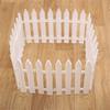 Indoor Courtyard Home White PVC Christmas Tree Fence Decorative Barrier Garden Guardrail