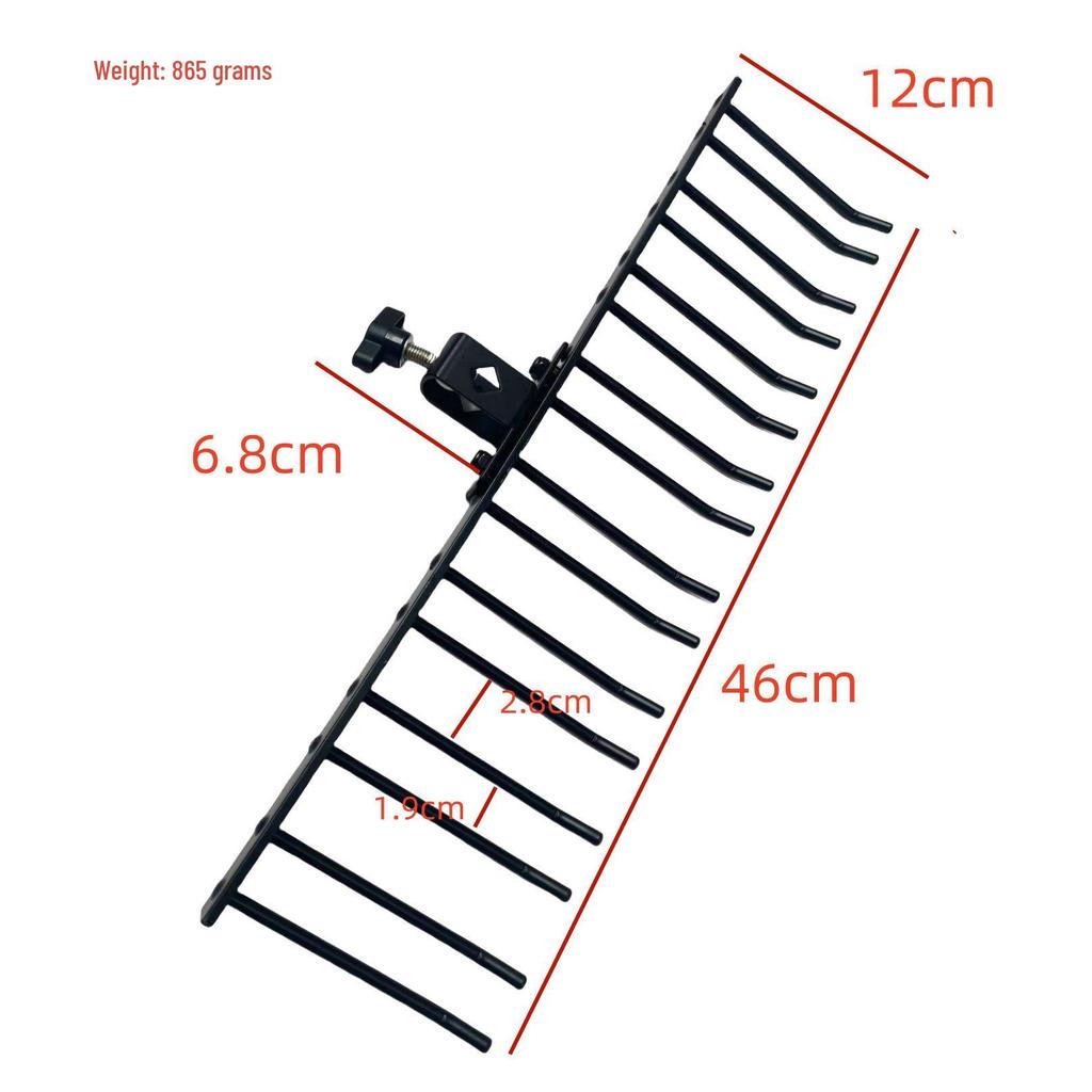 Stainless Steel Percussion Stand for 8 Pairs of Timpani and Marimba Mallets